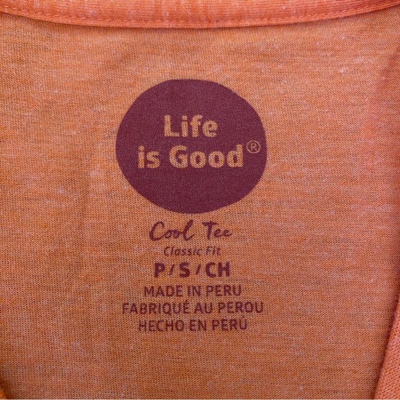 Life is Good Ghost I'm Too Old For This Sheet Orange Long Sleeve Cool Tee Small - Picture 6 of 9